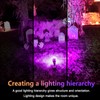 LOXYEE PAR38 Flood Purple Light Bulbs,2 Pack Dimmable,E26 Base Purple