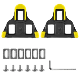 Road Pedal Cleat, 2 Pcs Bicycle Pedal Cleats, Road Bike Cleats for Shimano SPD SM-SH51 Locking Cycling Pedals Cleat System Shoes, Bike Indoor Cycling & Road Bike Bicycle Set
