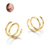 BodyBonita 2-8 Pieces Soft Nose Ring Made of 316L Stainless