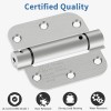 IOQ 4 Pack 3.5 Inch Self Closing Door Hinges 5/8"