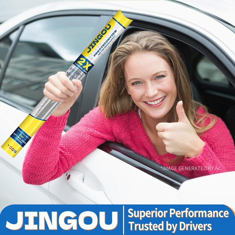 26"+20" Front Windshield Wiper Blades Compatible with Toyota Avalon 2005-2012