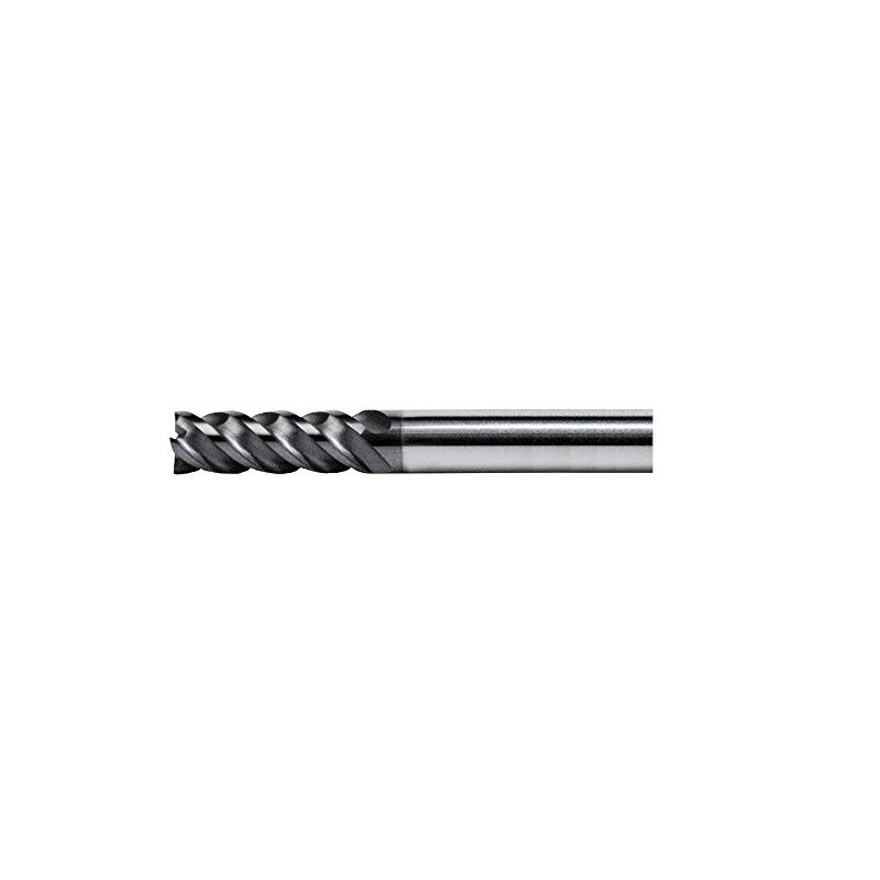 PROCHI PRV-T04M4 Carbide Square End Mill, 0.2 inch (4 mm),