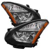 Carpartsinnovate For 08-13 Black Headlights Lamps Turn Signal Left+Right