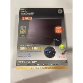GE Indoor UltraPro Signal Finder HD Amplified Antenna
