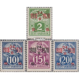 Estonia 68-72 (complete.issue.) fine used/cancelled 1928 10 years Independence (Stamps for collectors)
