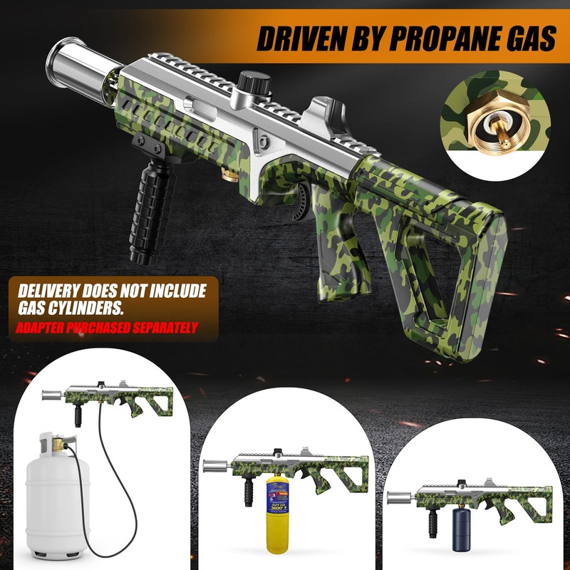 Heavy Duty Propane Torch,27.5" Grill Gun &Flame Thrower with Front