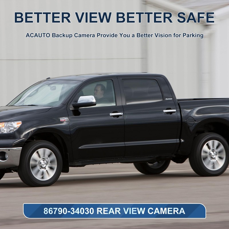 ACAUTO Rear View Backup Camera Fit for Toyota Tundra 2007-2013,
