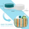 16 Pack Contact Lens Case Box, Mini Contact Lens Case,