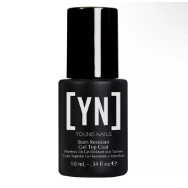 Young Nails Stain Resistant Gel Top Coat (10 mL/.34 fl. oz)