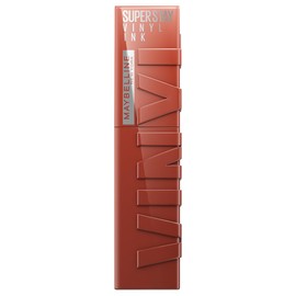 Maybelline New York Lip Colour, Smudge Free, Long-Lasting Up to 16 Hours, Liquid Lipstick, Gloss Finish, SuperStay Vinyl Ink, 130 Extra