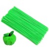 Bundooraking Apple Green Pipe Cleaners for Crafts – 12in Chenille