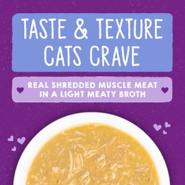 Stella & Chewy's Carnivore Cravings Savory Shreds Cans – Grain Free, Protein Rich Wet Cat Food – Cage-Free Chicken & Turkey Recipe – (5.2 Ounce Cans, Case of 24)