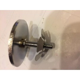 Unbranded/Generic Polished Chrome End Cap For 1-1/4" Round Steel Tubing