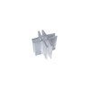 CRL CPDC4 Clear Plastic 90 4-Way Display Connector