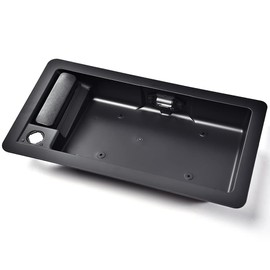 GRAND ORANGE Rear Cargo Door Handle & License Plate Tag Bracket Compatible with 1992-2007 Ford Econoline E150, E250, E350, 6C2Z-15434A20-AA, FO1820100