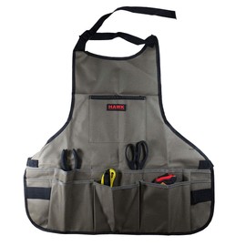 RAVEN DAB General Purpose Bib Style Apron | 14 Pockets & Quick-Release Buckle | 18 x 29 in (45.7 x 73.7 cm) | 10.2 oz (289.2 g) | One Size Fits Up to 52 in (132 cm) Waist | Ideal for Various Tasks