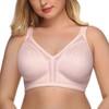 DotVol Women's Full Coverage Minimizer Bra Comfort Wirefree Non Padded