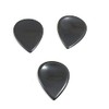 John Pearse Guitar Picks Sarod 3-Pack - Ebony - Black