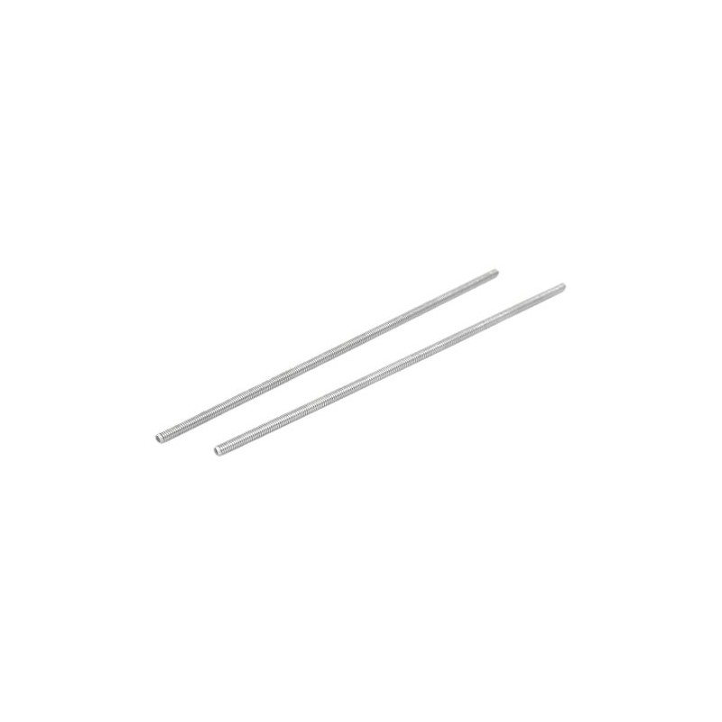 sourcing map Pack of 10 Threaded Rods M4 x 160