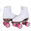 Chicago Skates Premium White Quad Roller Skates for Girls and