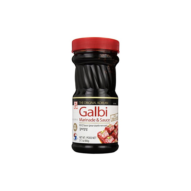 Yissine Korean B.B.Q Sauce for Short Rib, 32 Ounce