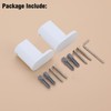 RANDOM White Towel Hooks for Bathrooms Wall Mount Shower Hooks