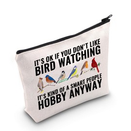 Bird Nerd Gift It's Ok If You Don't Like Bird Watching Cosmetic Bag Bird Watching Gift (It's Ok If You CA Bag)