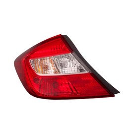 KarParts360 For 2012 Honda Civic Tail Light Assembly Driver Side w/Bulbs For HO2800180 | 33550-TR0-A01