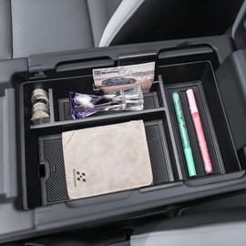 RUNROAD Center Console Organizer Tray Compatible with 2024 2025 Honda Prologue EV / 2024 2025 Acura ZDX Accessories, Armrest Dividers Secondary Storage Box Console Organizer Dashboard Glove Tray