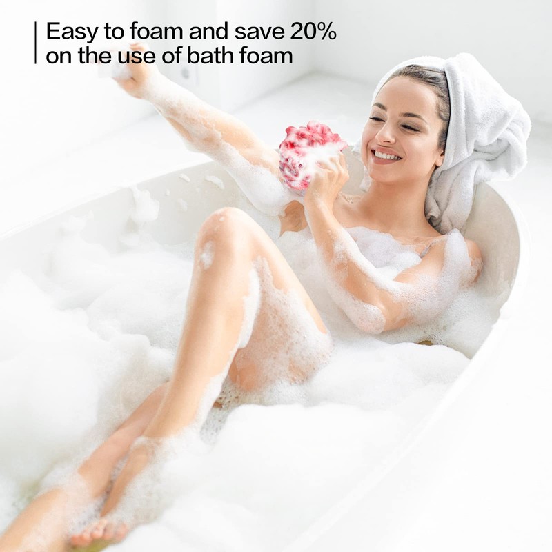 Fishent Esponja de Ducha de Lufa, Esponja de Baño para