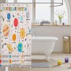 Feelyou Solar System Shower Curtain Outer Space Bathroom Shower Curtain