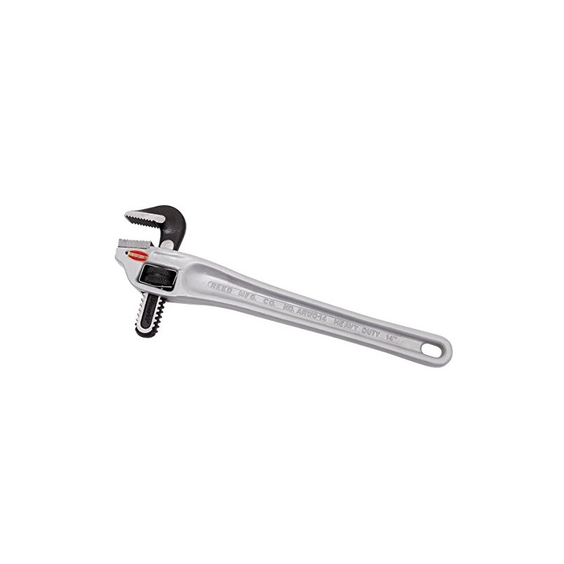 Reed ARWO14 14-Inch Aluminum Offset Pipe Wrench, gray, textured paint
