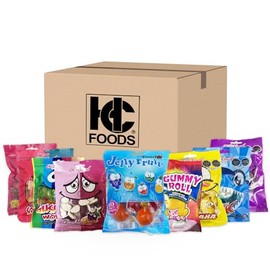 Generic Assorted Gummies Plus Jelly Fruit Bag, Variety Pack Individually Packaged, Flavorful Flavors Strawberry, Baya Berries, Grape, Banana, and More! Perfect for Snacking, Party Bags, and More!