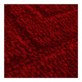 Lions Bathroom Mat Sets 2 Piece - Ultra Soft Greek Pattern Bath Toilet Bath Mat Anti Slip Pedestal Set, 100% Polypropylene, Water Absorbent, Machine Washable, Bathroom Accessory (Red)