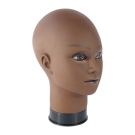 Sharplace Wigs Head Mannequin,Manikin,with Makeup,Smooth Multifunctional Wigs Display Stand Wigs Holder for Earrings Hairpieces Glasses