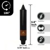 Black Taper Candle Candle Sticks, 7 Inch Mini Pillar Candles,