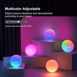 Sunrise Alarm Clock Sound Machine, Smart Wake-up Light, Wake Up Light with Sunrise/Sunset Simulation, Ambient Light & Sleep Assistant White Noise Sound Machine Baby Night Light, Touch & App Control