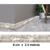 LH_DECOR 3 Cenefas Moldura Zoclo Decorativo Pared Vinilo Autoadhesivo