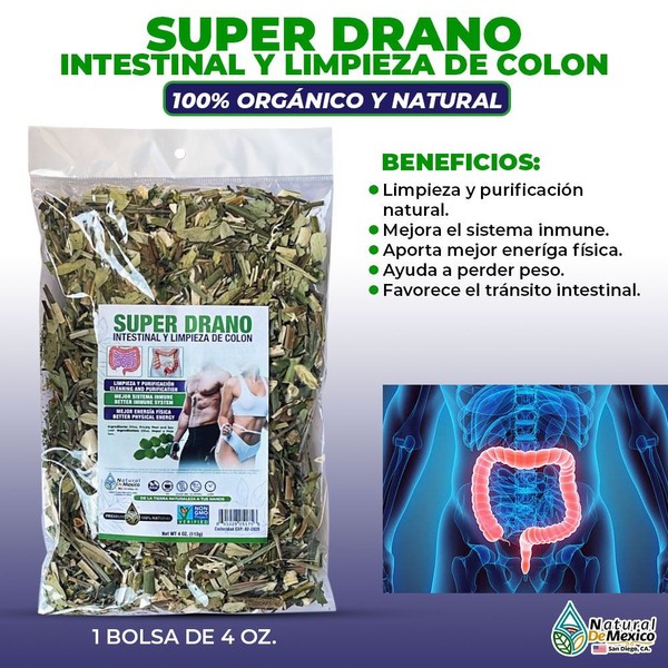 Tierra Naturaleza Super Drano Herbal Compound 4 Oz. 113 Gr. Natural Cleansing and Purification