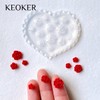 KEOKER Flower Polymer Clay Molds - 4 Pcs Daisy Miniature