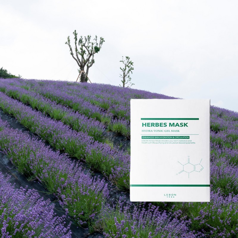 lebon Reborn Herb Sheet Mask 5-pack Naturally derived aromatic hot