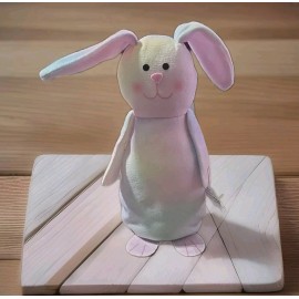 Home Decor Adorable Standing Plush Home Decor Seasonal Gift Bunny Easter Bunny Figure