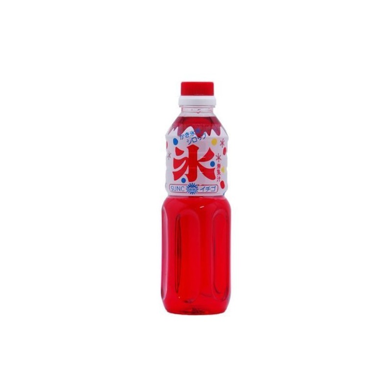 Thunk Strawberry Shaved Ice Syrup, 16.9 fl oz (500 ml)