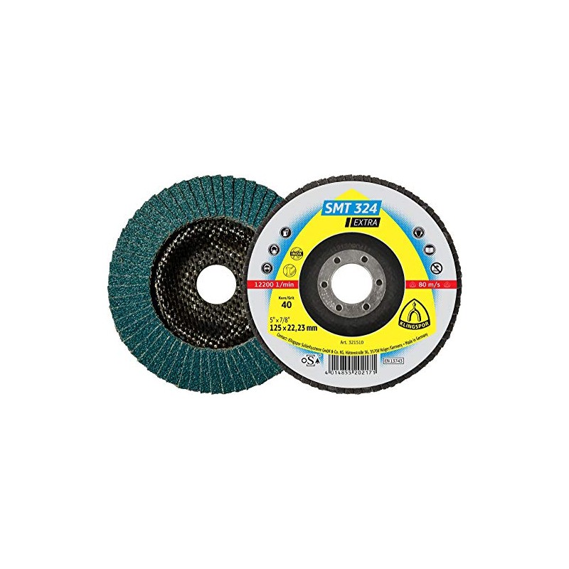 10 x Klingspor SMT 324 Abrasive Mop Discs 125 x
