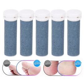 Replacement Coarse Rollers for Foot, 5pcs Electronic Foot File Replacement Roller for Micro Pedinano Heads Electric Foot File Refills Rollers for Pedicure Hard Skin Remover