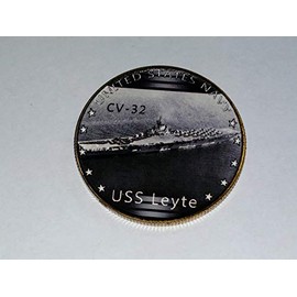 Navy USS Leyte CV-32 Military Challenge Honor Coin