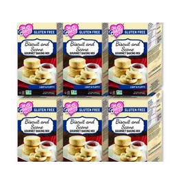 XO Baking Biscuit and Scone Mix - Fluffy Delicious Gluten-Free Biscuit Mix - Non GMO Preservative Free Scone Mix (Case of 6)