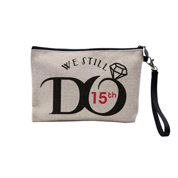 Leinentasche – We Still Do 15th Hochzeitstag Feier Geschenkidee Paar