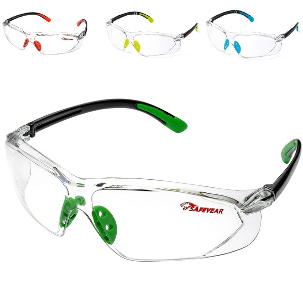 Anti Fog Z87 Safety Glasses for Men & Women Protective Eyewear Lab Work Glasses