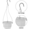 INOOMP 24 Sets Plastic Hanging Plant Pot Wall Planters Basket
